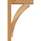 Ekena Millwork Thorton Block Rough Sawn Bracket w/ Offset Brace, Western Red Cedar, 4"W x 14"D x 22"H BKT0402X14X22THR05RWR - alternate 3